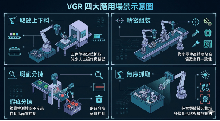 VGR 四大應用場景示意圖